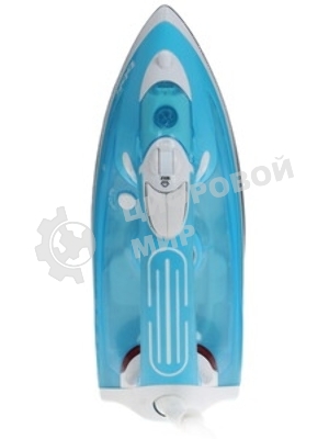 Утюг BBK ISE-2400 бирюзовый/белый, 2400 Вт, 35 г/мин, 140 г/мин, 280 мл