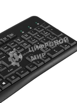 Клавиатура Oklick K257W беспроводная, радиоканал, чёрный