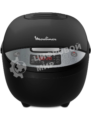 Мультиварка Moulinex MK611832 черный, 4 л, 750 Вт, кнопки, 10 программ