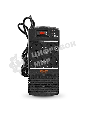Стабилизатор ExeGate Power AD5000-1200 (1200VA/600W, диапазон 150...280В, 4 евророзетки)