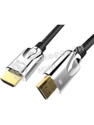 Кабель HDMI 19M/M,ver. 2.1, 8K@60 Hz 2m VCOM <CG862-2M> VCOM/TELECOM