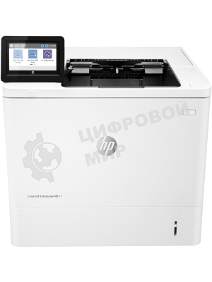 Принтер лазерный HP LaserJet Enterprise M611dn (7PS84A), A4, ч/б, печ. до 61 стр/мин., 1200 x 1200 dpi, USB, RJ-45