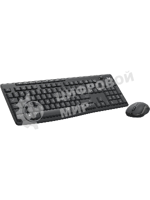 Комплект клавиатура+мышь Logitech MK295 беспроводной, USB, чёрный