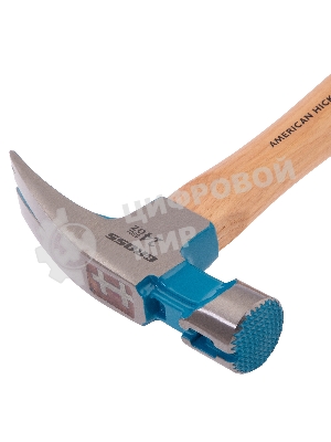 Молоток-гвоздодер Gross AMERICAN HICKORY 680 г, угол 75, магнит, обрезиненная рукоятка