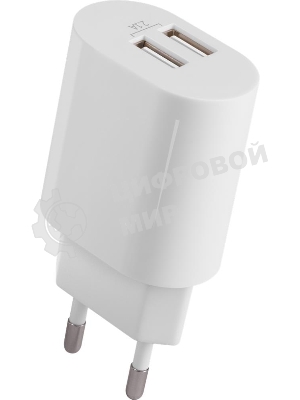 Сетевое зарядное устройство Defender UPC-24 2XUSB 5V/2.1A