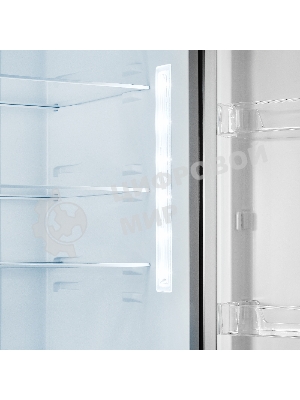 Холодильник Maunfeld MFF185NFW10 белый двухкамерный инвертор 240/100л морозилка снизу, No Frost