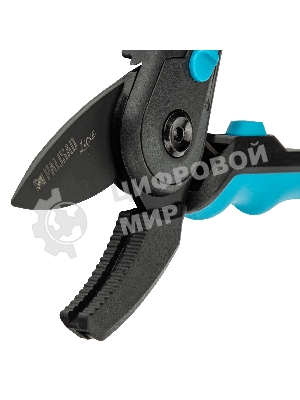 Секатор с наковальней Palisad LUXE 220 мм, регулировка захвата, трехкомпонентные рукоятки