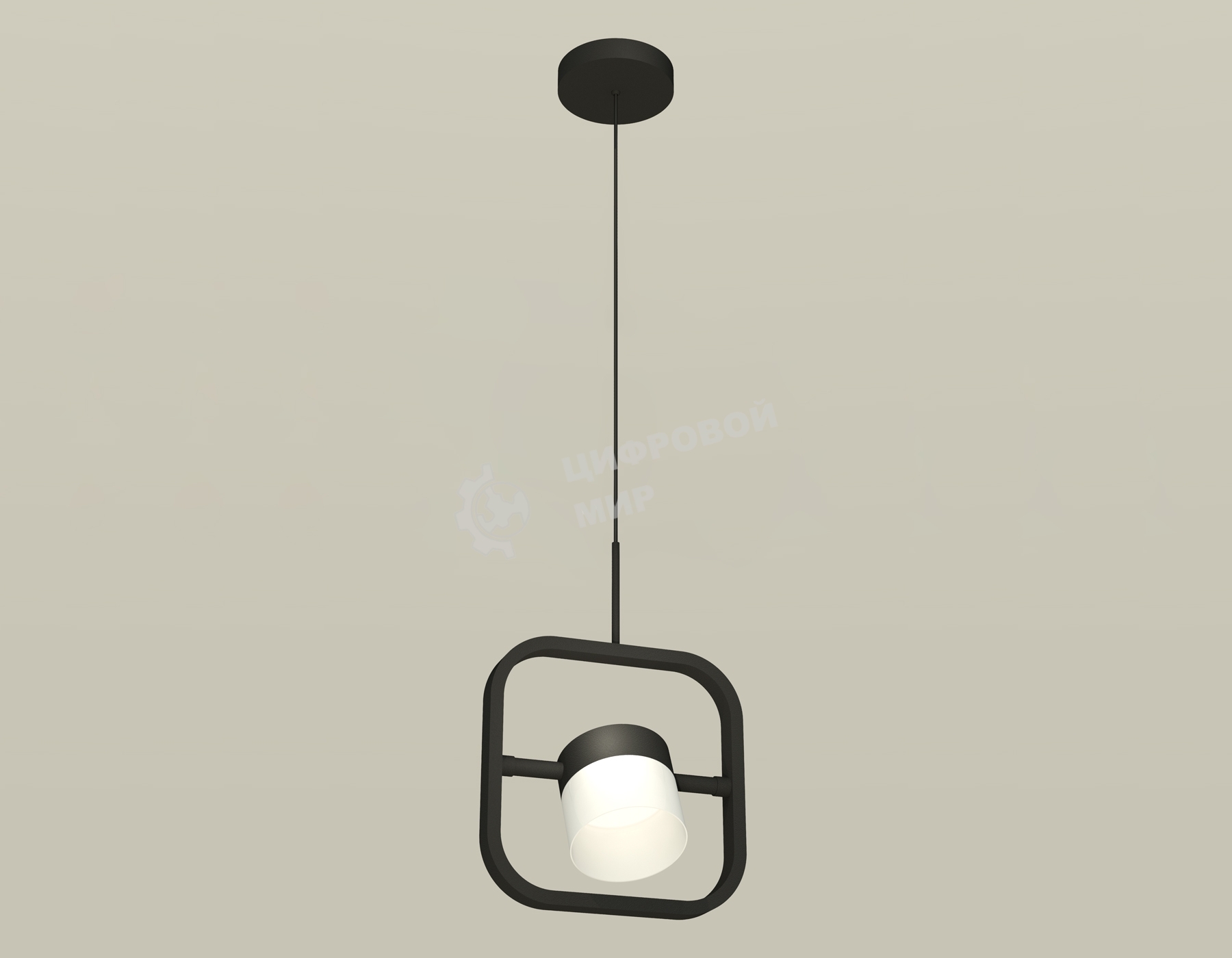 Светильник Ambrella light XB9119155 SBK/FR черный песок/белый матовый GX53 (C9119, N8402)