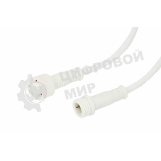 Соединительный кабель Rexant (2pin) герметичный (IP67) 2х0.35 мм² белый