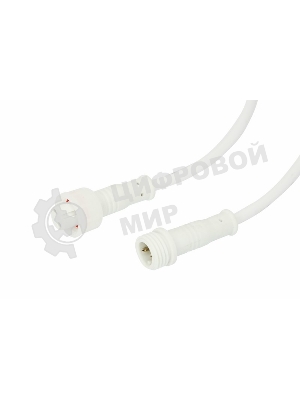Соединительный кабель Rexant (2pin) герметичный (IP67) 2х0.35 мм² белый