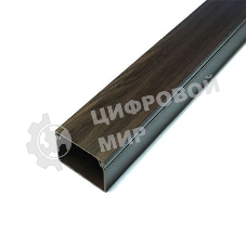 Кабель-канал 40х25 L2000 пластик с двойным замком венге УралПак КК-4840025-032