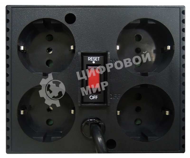 Стабилизатор напряжения Powercom TCA-1200 600Вт 1200ВА черный