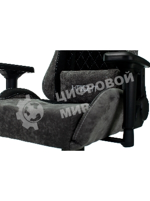 Кресло Бюрократ VIKING 7 KNIGHT B FABRIC черный, ткань, 120 кг, механизм качания