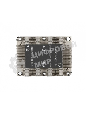 Радиатор 1U Passive CPU HS for X11 Purley, Narrow Retention Mechanism