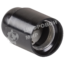 Патрон подвесной карболитовый Iek EPK10-04-01-K01 Пкб27-04-К01, Е27, черный, стикер на изделии, IEK