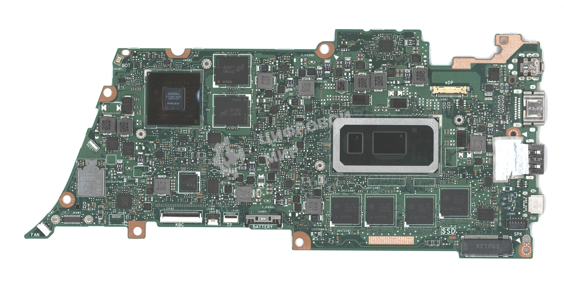 Материнская плата для Asus UX433FN 16G/I5-8265U