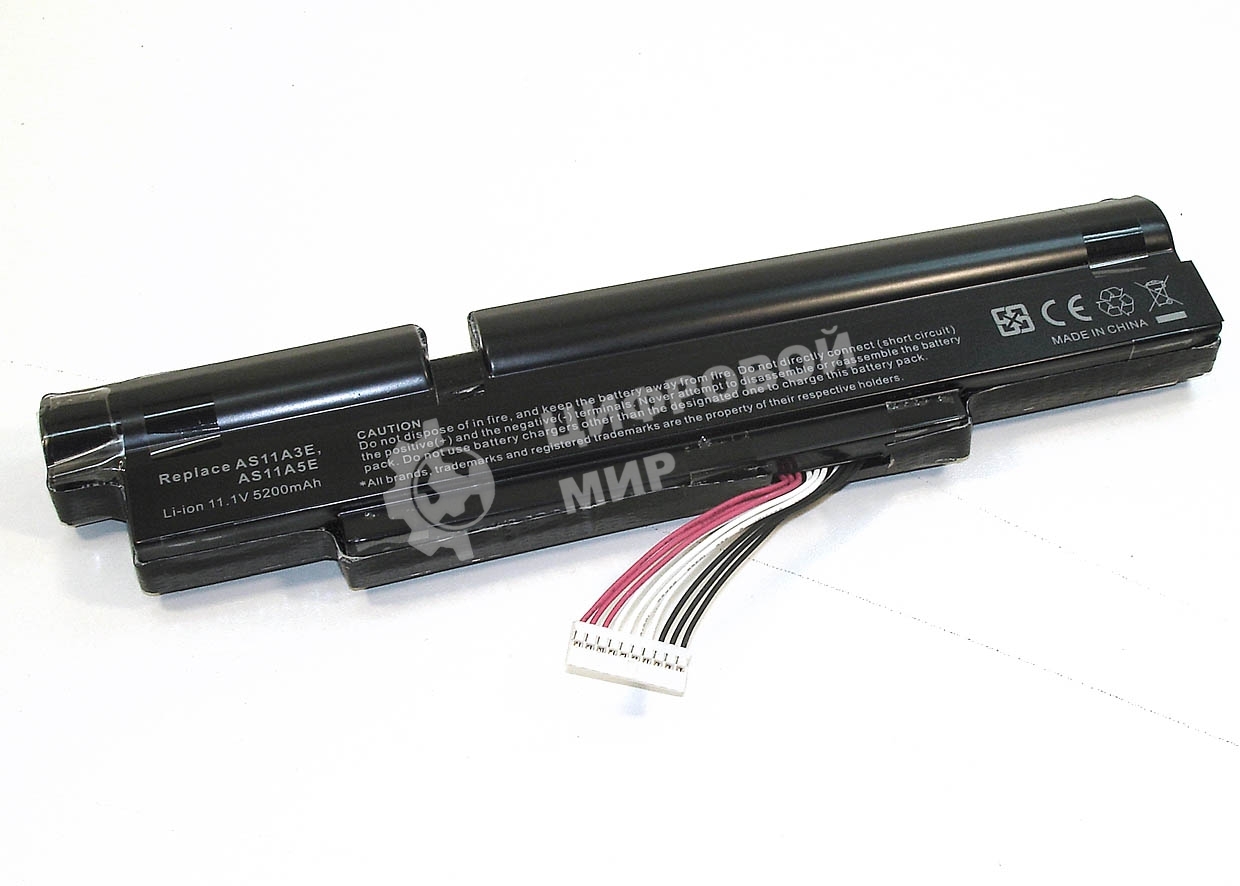 Аккумуляторная батарея для ноутбука Acer Aspire 383011.1V 5200mAh OEM черный