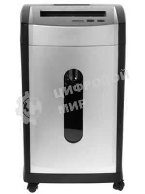 Шредер Office Kit S500 (2х15) белый (секр.P-5)/фрагменты/17лист./50лтр./скрепки/скобы/пл.карты/CD