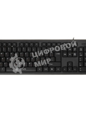 Комплект клавиатура+мышь Oklick 620M проводной, USB, 1200 DPI, чёрный