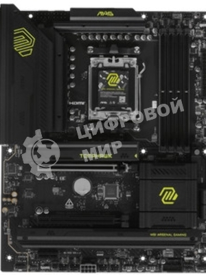 Материнская плата MSI MAG B850 TOMAHAWK WIFI, AM5, AMD B850, 4xDDR5, 4xSATA, 3xM.2, 1xPCIe 5.0 x16, 1xPCIe 4.0 x16, 1xPCIe x1, 1xHDMI, 1xDP, 1x5Gb LAN, Wi-Fi 7, Bluetooth 5.4, 1xUSB-C 20Gbps, 1xUSB-C 10Gbps, 2xUSB-A 10Gbps, 2xUSB-A 5Gbps, 4xUSB-A 2.0, 3x3.5 мм + S/PDIF оптический, 7.1, чёрный, ATX