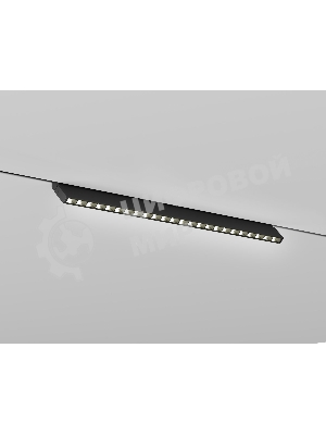 Трековый светильник GL2365 BK черный IP20 20W 3CCT 3000-6400K 48V 400*10*73