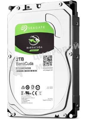Жесткий диск Seagate Barracuda 2Tb 7200RPMSATA6Gb/S 256MB ST2000DM008 3.5