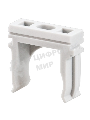 Крепеж-клипса для труб Rexant, Ø25 мм, серый, 100 шт./уп.