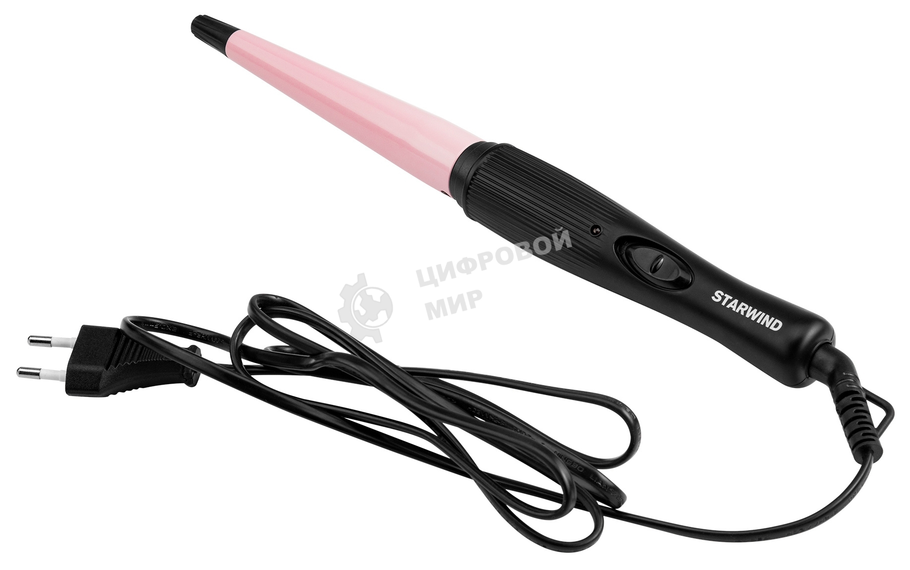 Щипцы Starwind SHS 7035 30Вт макс.темп.:200С покрытие:турмалиновое черный/фиолетовый