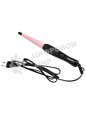 Щипцы для завивки волос Starwind SHS 7035 черный/фиолетовый, 13-19 мм, 200 °C, 1 режим