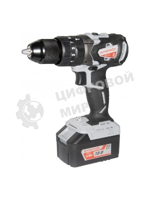 Дрель-шуруповерт ИНТЕРСКОЛ ДАУ-13/18В, 18 В, 4 Ач, 60 Нм, бесщеточный, ударный