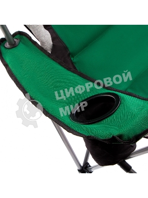 Кресло складное Palisad Camping с подлокотниками и подстаканником 60x60x110/92 см