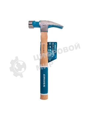 Молоток-гвоздодер Gross AMERICAN HICKORY 680 г, угол 75, магнит, обрезиненная рукоятка