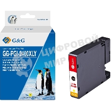 Картридж струйный G&G GG-PGI-2400XLY (PGI-2400XL Y) желтый (20.4 мл) для Canon Maxify iB4040/iB4140/МВ5040/MB5140/МВ5340/MB5440