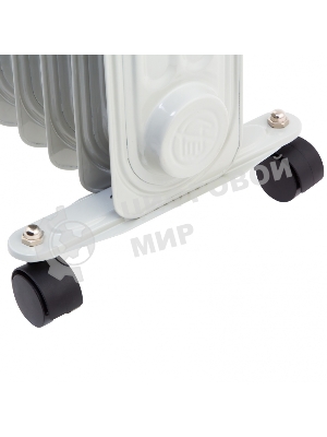 Обогреватель масляный MTX OCH-1500, белый, 1500 Вт, 15 м2, термостат