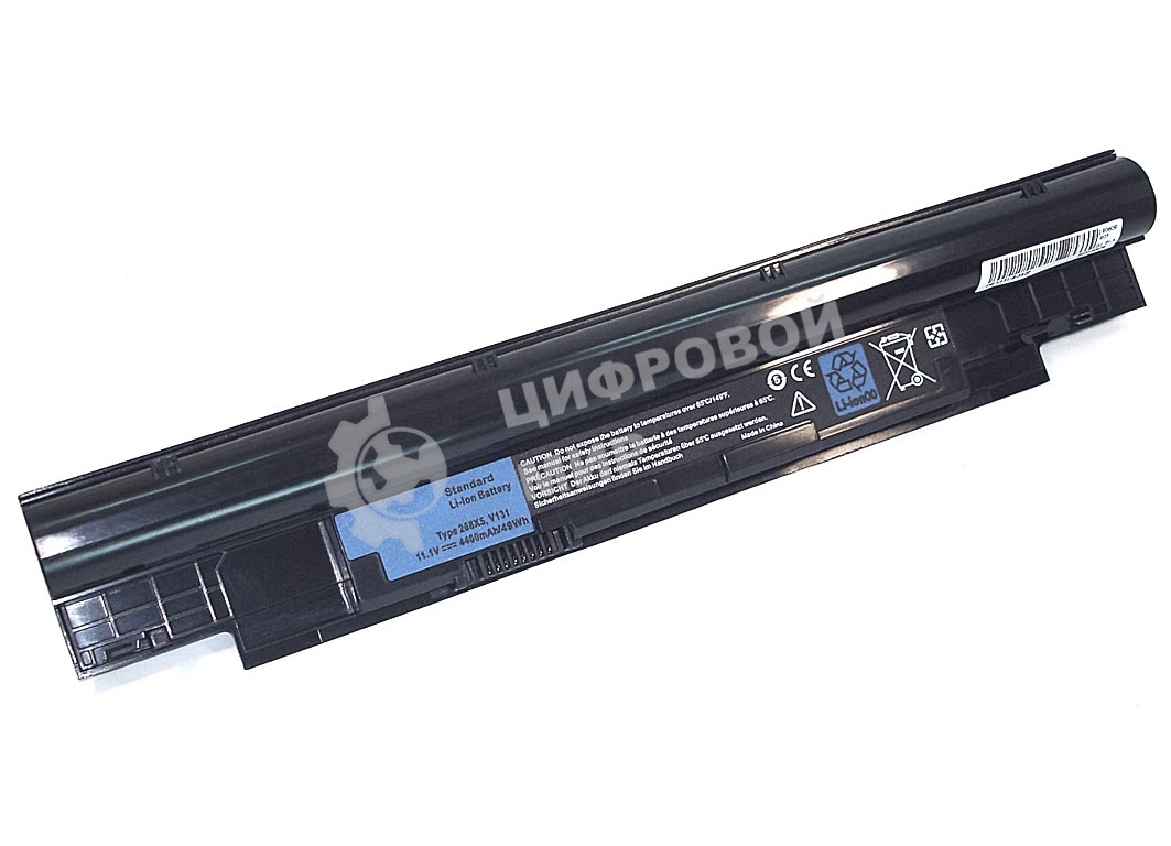 Аккумуляторная батарея для ноутбука Dell Inspiron N411Z 11.1V 5200mAh 268X5, V131 OEM