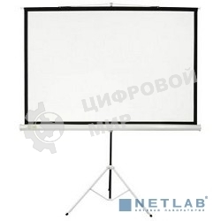 Экран Cactus 150x150 см Triscreen CS-PST-150x150 1:1 напольный рулонный белый