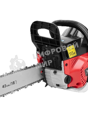 Пила цепная бензиновая MTX S-5218, шина 45 см, 52см3, 3 л.с., шаг 0,325, паз 1,5 мм, 72 зв