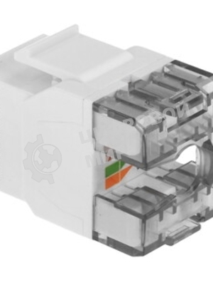 Модуль LANMASTER LAN-OK45U5E/180R-WH информ. KeystoneRJ45 cat.5e белый