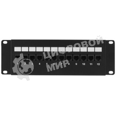 Патч-панель Lanmaster LAN-PPF12U5E/W 19