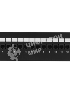 Патч-панель Lanmaster LAN-PPF12U5E/W 19