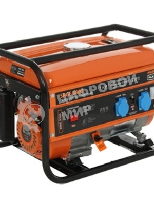 Электрогенератор бензиновый Patriot Max Power SRGE 3800, 3 кВт, 78 дБ, 43.6 кг