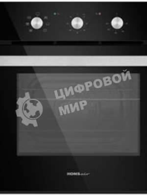 Духовой шкаф электрический встраиваемый HOMSair OEF657BK черный