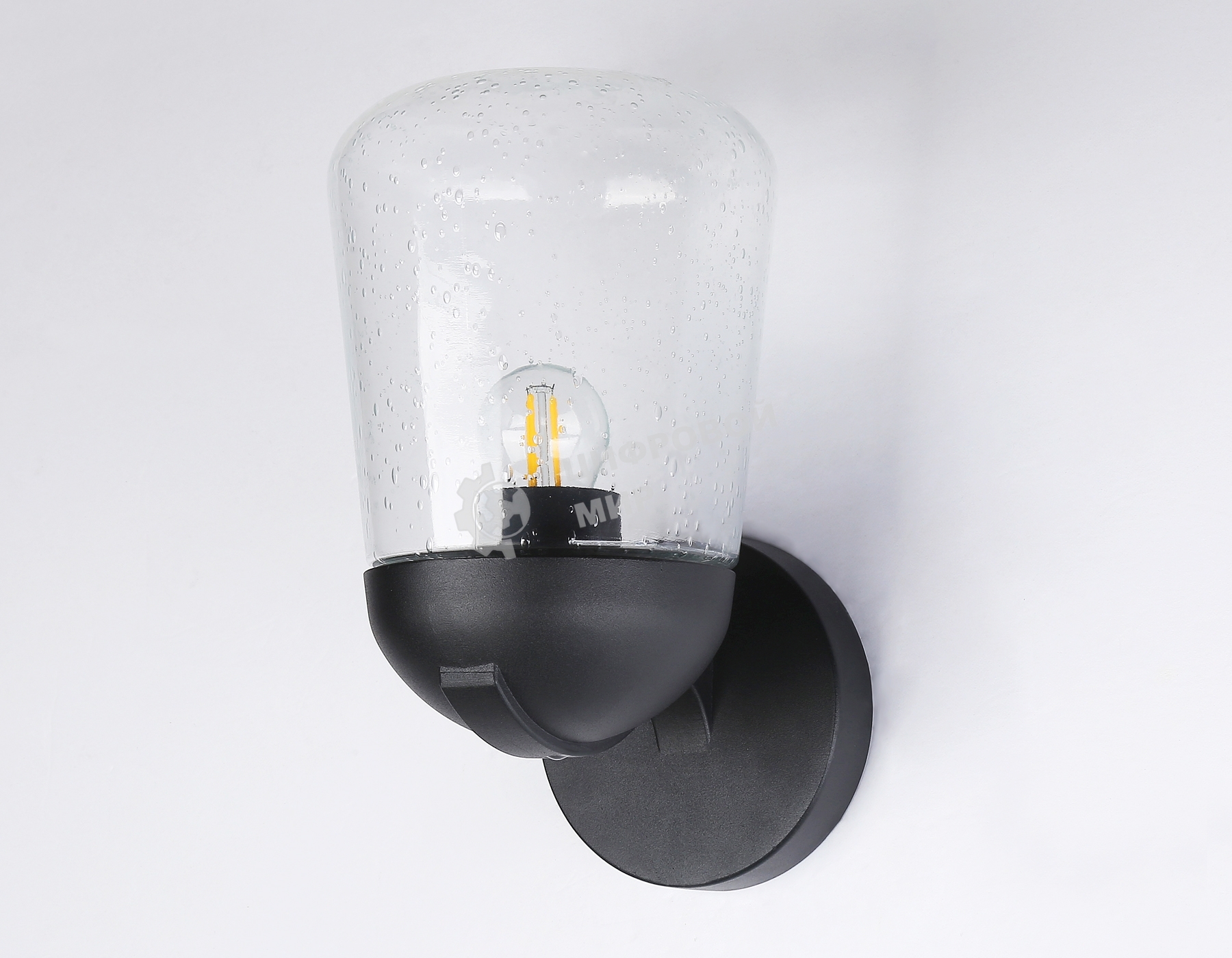Светильник Ambrella light ST2081 BK/CL черный/прозрачный IP54 E27 max 40W 260*150*185