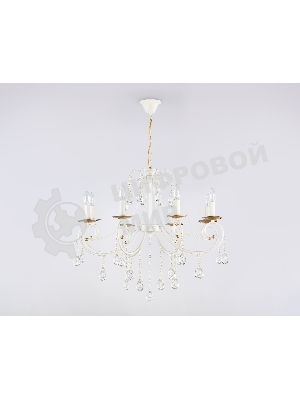 Светильник Ambrella light TR4917/8 WH/GD белый/золото E14/8 max 40W D740*930