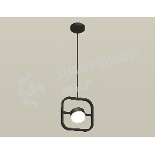 Светильник Ambrella light XB9119156 SBK/FR/CL черный песок/белый матовый/прозрачный GX53 (C9119, N8399)