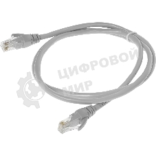 Патч-корд Premier 10Гбит/с UTP 4 пары cat.6 CCA 1м серый RJ-45 (m)-RJ-45 (m) (5-971 1.0)