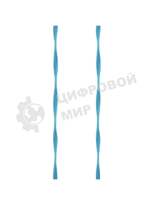 Кабель USB ACD-Infinity Type-C ~ USB-A TPE, 1.2м, синий