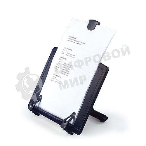 Держатель д/бумаг Aidata BH001B (настольный, зажим д/книг, черный)