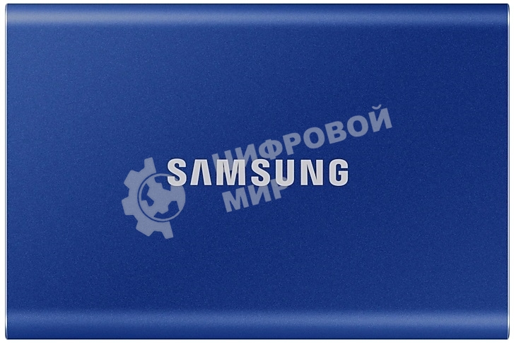 Внешний SSD Samsung T7, 2TB, USB 3.2 Gen 2 Type-C, R/W 1050/1000, синий