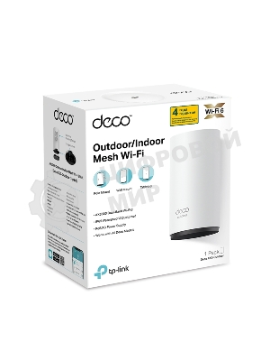 Модуль Mesh Wi-Fi 6 TP-Link Deco X50-Outdoor(1-pack) AX3000 для улицы и помещений